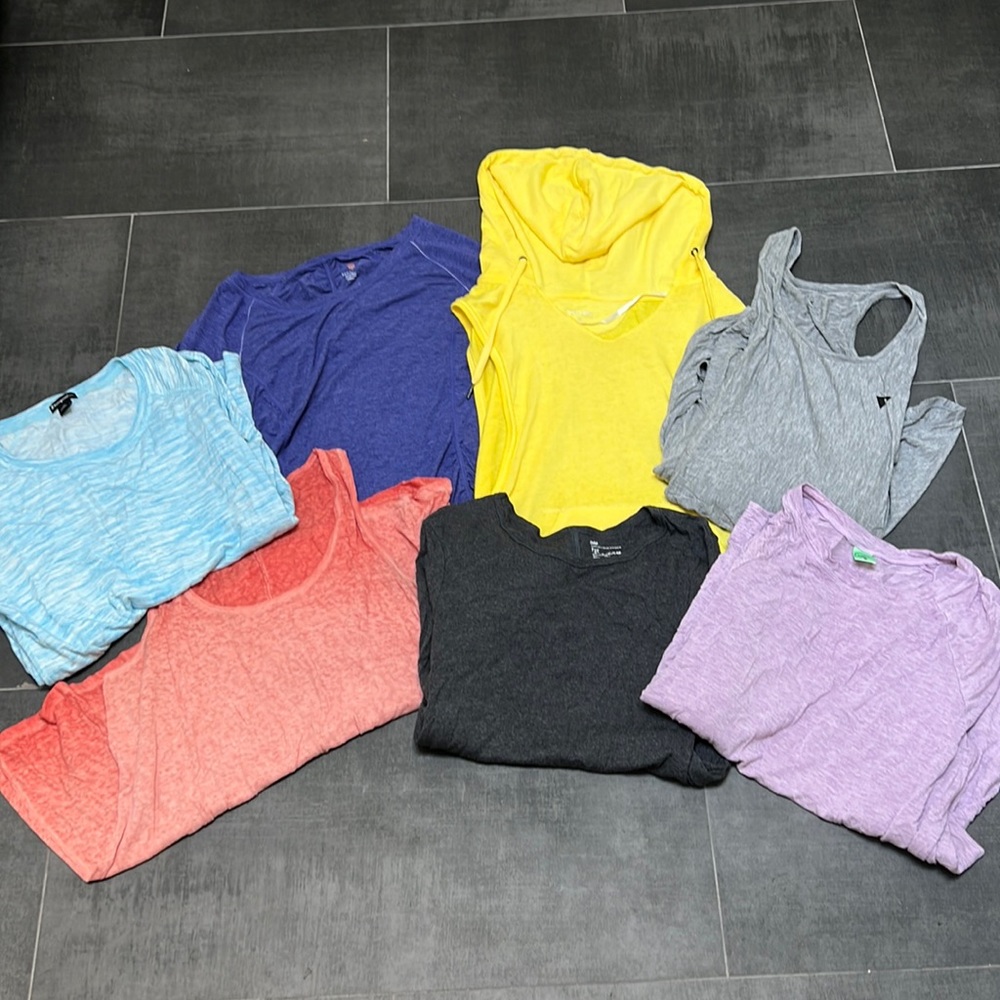 Bundle of Womens Athleisure Shirts